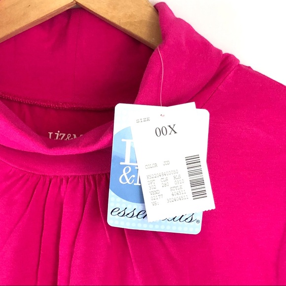 Liz & Me Essentials Turtleneck Knit Top Womens 14W - Picture 4 of 5